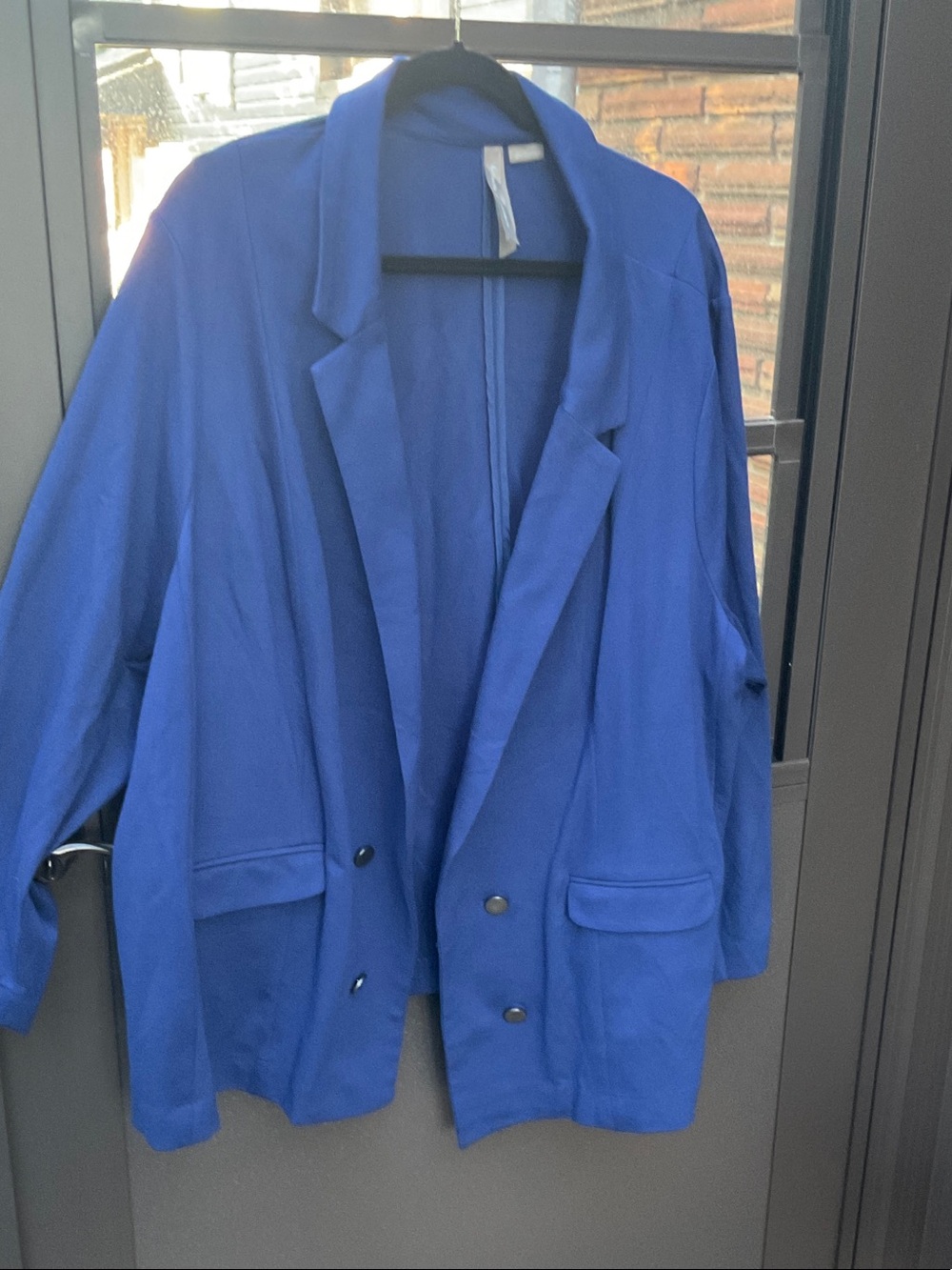 Penningtons Royal Blue Double-Breasted Oversized Blazer